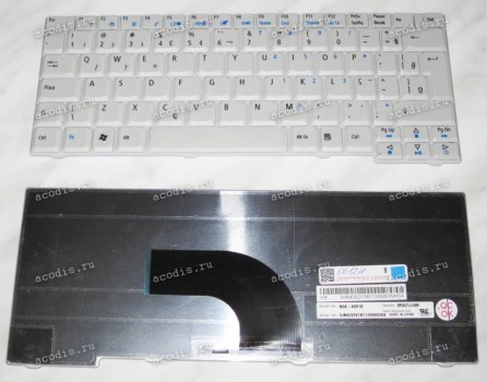Keyboard Acer Aspire 2420, 2920, 2920Z, TravelMate 6231, 6252, 6291, 6292, Ferrari 1000x, 1100x, 1200x (Grey/Matte/BR) серая матовая