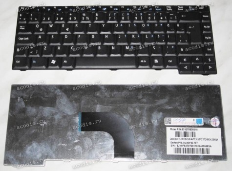 Keyboard Acer Aspire 2930Z, TravelMate 6293 (Black/Matte/TR) черная матовая
