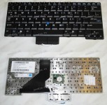 Keyboard HP/Compaq NC2400 (Black/Matte/US) чёрная матовая PointStick