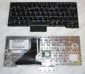 Keyboard HP/Compaq NC2400 (Black/Matte/BE) чёрная матовая PointStick