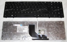 Keyboard HP/Compaq ProBook 6560B (Black-Black/Matte/SP) черная матовая PointStick