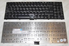 Keyboard Clevo D27, D47, D590, D900, M59 (Black/Matte/TR) черная матовая