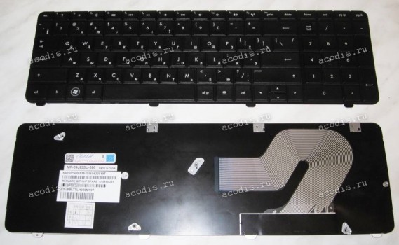 Keyboard HP/Compaq Presario CQ72, G72 (Black/Matte/RUO) чёрная матовая