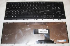 Keyboard Sony VPC-EL (p/n:148968761) (Black-Black/Matte/RUO) черная в черной рамке