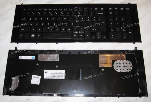 Keyboard HP/Compaq ProBook 4720s (Black/Matte/US) черная матовая