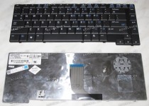 Keyboard HP/Compaq 8510p, 8510w (Black/Matte/US) черная матовая w/o PointStick