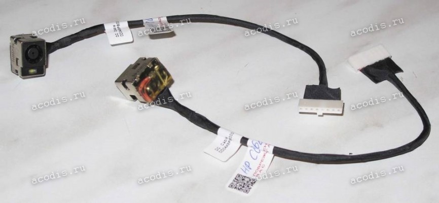 DC Jack HP/Compaq CQ62, CQ72, G62, G72 Series + cable 165 mm + 8 pin(проводов 7) (DD0AX8PB000)