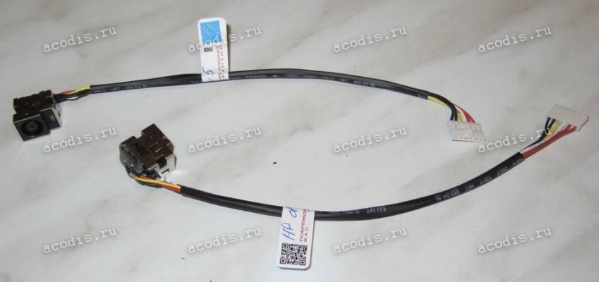 DC Jack HP Pavilion dv5, dv5t, dv5z + cable 160 mm + 6 pin