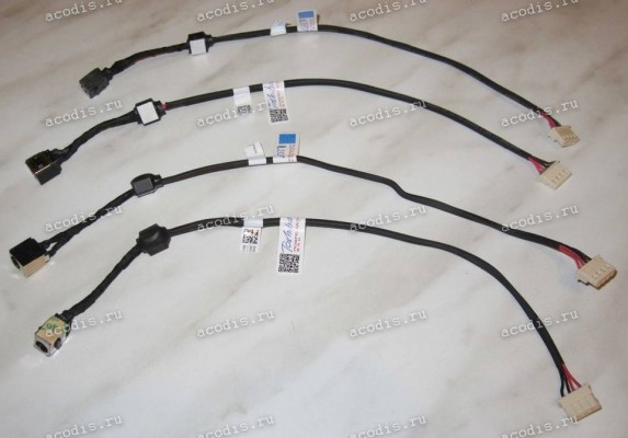 DC Jack Toshiba Satellite L655, L750, L755, T130, T135 + cable 240 mm + 4 pin