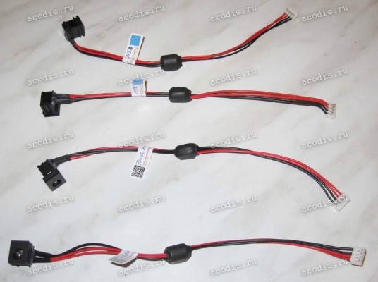 DC Jack Toshiba Satellite M50, M55 + cable 200 mm + 4 pin