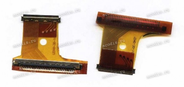 Переходник 30pin 32mm flat к кабелю + LED на шлейфе на 40pin 20mm к матрице (TD/AK-LED40-30-141)