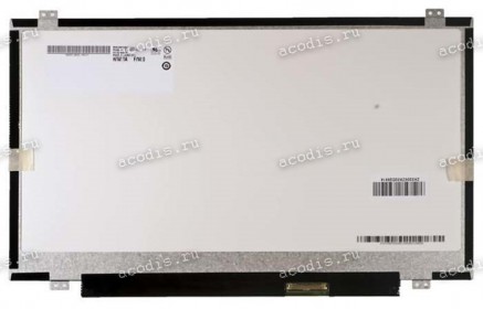 B140RW02 V.0 (3-4 б/пикселя) 1600x900 LED 40 пин slim new