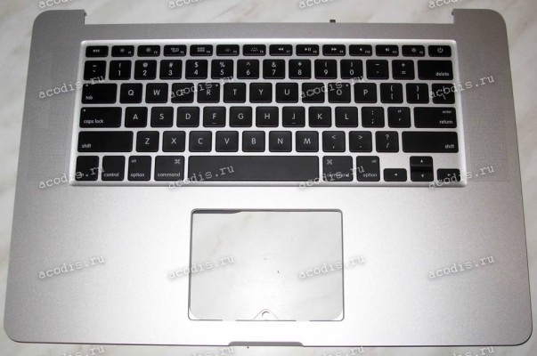 Keyboard Apple MacBook 15.4" A1398 Retina 2012 Америка Горизонтальный ENTER (Black/Matte/LED/US) чёрная матовая с подсветкой