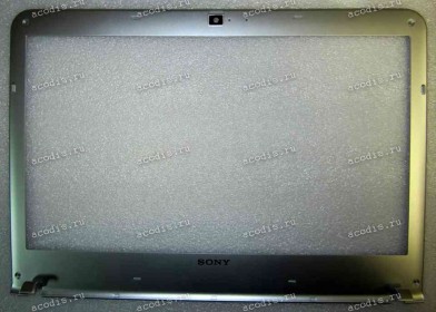 Верх. кр. рамка Sony SVE14A1S1RW, SVE14AA11V серебристая (p/n: A1886757A V110 LCD BEZEL LOW (SV))