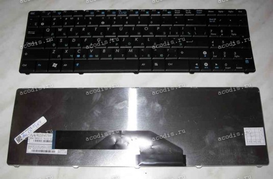 Keyboard Asus K50*, K51*, K60*, K61*, K62*, K70*, K72*, P50, X50*, X51*, X5*, X70I, F90 (Black/Matte/RUO) чёрная матовая русифицированная