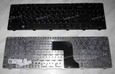 Keyboard Dell Inspiron 15, 15R, L702X, M5010, M5110, N5010, N5110 (Black/Matte/RUO) чёрная матовая