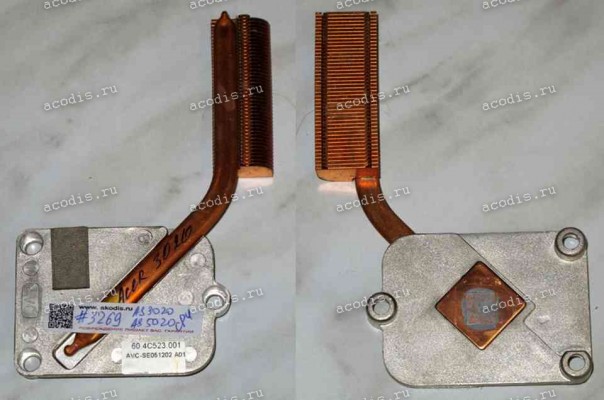 Heatsink Acer Aspire 3020, 3023, 5020, 5022WLMi CPU б/у