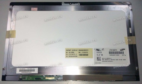 13.4 inch Dell Adamo (LTN134AT01 + glass) 1366x768 LED slim new