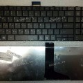 Keyboard Toshiba Satellite C850, C870, L850, L870, L875 (Black/Matte/RUO) чёрная матовая русифицированная