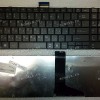 Keyboard Toshiba Satellite C850, C870, L850, L870, L875 (Black/Matte/RUO) чёрная матовая русифицированная
