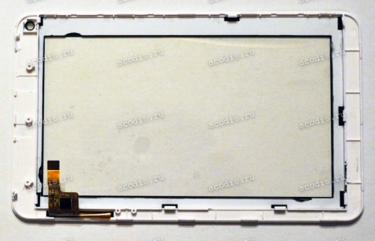7.0 inch Touchscreen  12 pin, Digma iDj7n, черный с белой рамкой, разбор