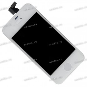 3.5 inch Apple iPhone 4/4S (LCD+тач) белый oem 960x640 LED  NEW