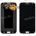 5.5 inch Samsung Galaxy Note 2 GT-N7100 (LCD+тач) черный 1280x720 LED  NEW / original