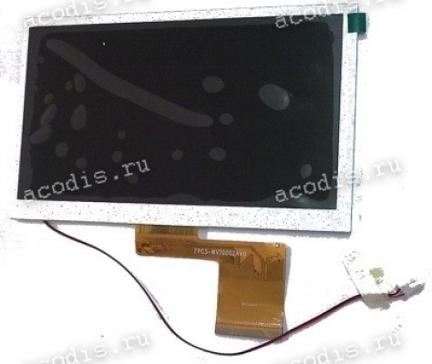 7.0 inch B07015FPC-20 (165*103*3,5 mm) 800x480 LED 60 пин  NEW