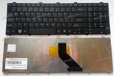 Keyboard Fujitsu Siemens LifeBook AH530, AH531, NH751 (Black/Matte/RUO) чёрная русифицированная