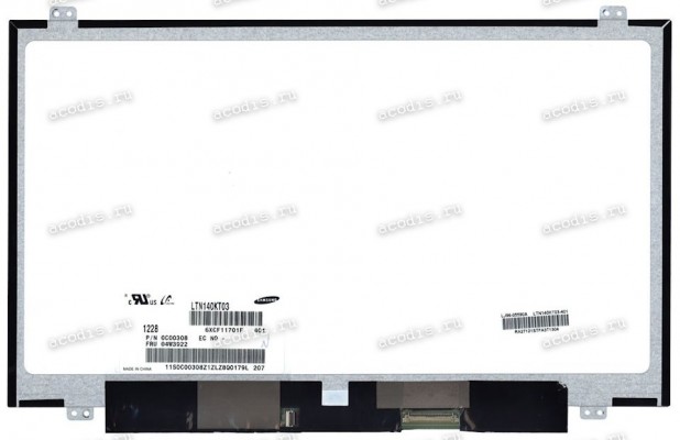 LTN140KT03-401 1600x900 LED 40 пин slim new