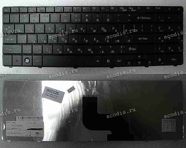Keyboard Acer Aspire 5516, 5517, 5532, 5534, 5732, eMachines E430, E525, E6**, E725 (339х112 мм)(Black/Matte/RUL Keyboard Acer Aspire 5516, 5517, 5532, 5534, 5732, eMachines E430, E525, E6**, E725 (339х112 мм)(Black/Matte/RUL