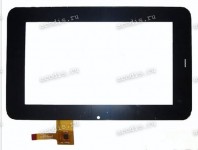 7.0 inch Touchscreen  12 pin, Digma iDj7 3G (E-C7077-01), черный с рамкой, разбор