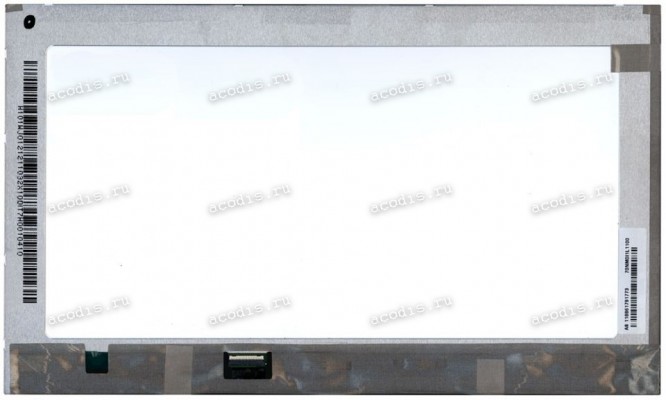 CLAA101WJ01 XG 1366x768 LED 39 пин  new / разбор