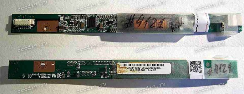 Inverter board Acer Aspire 5910G, Extensa 5120, 5210, 5220, 5420, 5420G, 5610, 5610G, 5620, 5620G, 5620Z, 7120, 7220, 7420, 7620, 7620G, 7620Z, Travelmate 5310, 5320, 5520, 5520G, 5710, 5710G, 5720, 5720G, 7320, 7520, 7520G, 7720, 7720G б/у Inverter board Acer Aspire 5910G, Extensa 5120, 5210, 5220, 5420, 5420G, 5610, 5610G, 5620, 5620G, 5620Z, 7120, 7220, 7420, 7620, 7620G, 7620Z, Travelmate 5310, 5320, 5520, 5520G, 5710, 5710G, 5720, 5720G, 7320, 7520, 7520G, 7720, 7720G б/у
