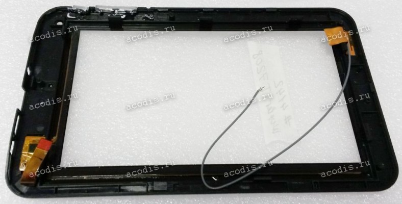 7.0 inch Touchscreen  12 pin, Wexler Book T7008, черный с рамкой, NEW