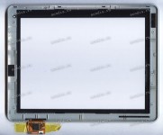 9.7 inch Touchscreen  6 pin, Digma iDxD10 3G (M55-S034) черный со светло-серой рамкой, разбор