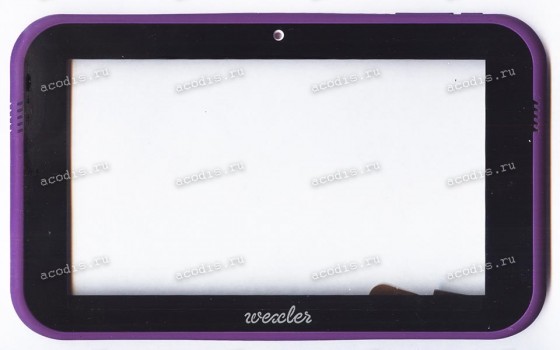 7.0 inch Touchscreen  40 pin, Wexler TAB 7b, черный c фиолетовой рамкой, NEW