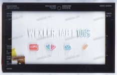 10.1 inch Touchscreen  60 pin, Wexler Tab 10iS (60 pin) черно-красный c рамкой, NEW