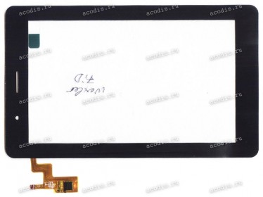 7.0 inch Touchscreen  6 pin, Wexler TAB 7D / 7iD, черный OEM (JDX P1000), NEW