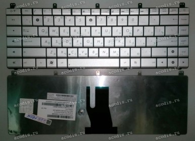 Keyboard Asus N45, N45S, N45SF (p/n: 0KNB0-5200RU00) (Silver/Matte/RUO) серебристая матовая