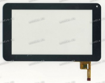 7.0 inch Touchscreen  12 pin, CHINA Tab 8-6221, OEM черный (?Digma iDj7n, Cube U25GT/U26GT, ViewSonic 70D), NEW