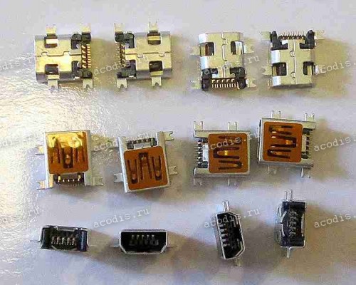 miniUSB Jack Type B? 5 pin => 10 pin SMD (#4540)