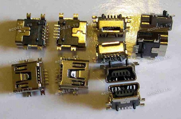 miniUSB Jack Type B 5 pin SMD (#4546)