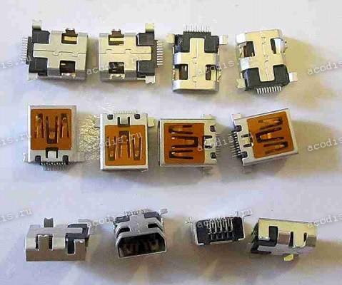 miniUSB Jack Type B? 5 pin => 10 pin SMD (#4547)