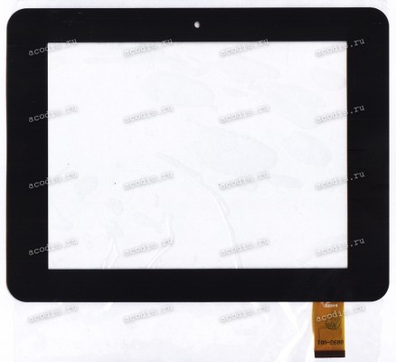 8.0 inch Touchscreen  32 pin, CHINA Tab F0141 KDX \ 0093-V01 (широкая рамка) OEM черный, NEW