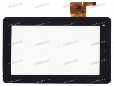 7.0 inch Touchscreen  12 pin, CHINA Tab CZY6026-FPC, OEM черный (Texet TM-7025), NEW