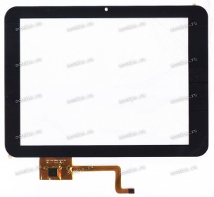 8.0 inch Touchscreen  12 pin, CHINA Tab EST-04-0800-0272 V2, OEM черный, NEW