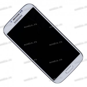 5.0 inch Samsung Galaxy S4 GT-i9500 (LCD+тач) белый с рамкой 1920x1080 LED  NEW