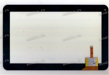 10.1 inch Touchscreen  12 pin, CHINA Tab MF-187-101F-7, OEM черный (DNS AirTab E103), NEW