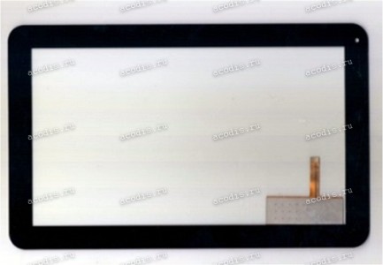 10.1 inch Touchscreen  12 pin, CHINA Tab DPT 300-N3765A, OEM черный (Assistant AP-110, DNS E103, Ployer Momo 10s), NEW